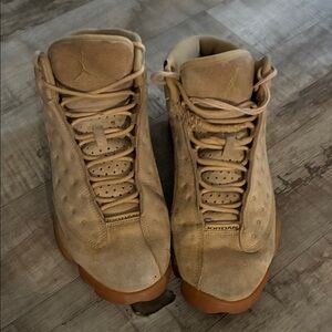 Jordan Men's Beige High-Top Sneakers